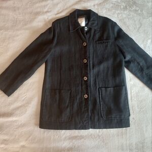 Vintage Linen Chore Jacket